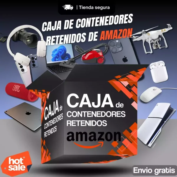 CAJA DE TECNOLOGIA CONTENEDORES DE AMAZON RETENIDOS POR LA ADUANA - MAS DE 650 VENDIDAS