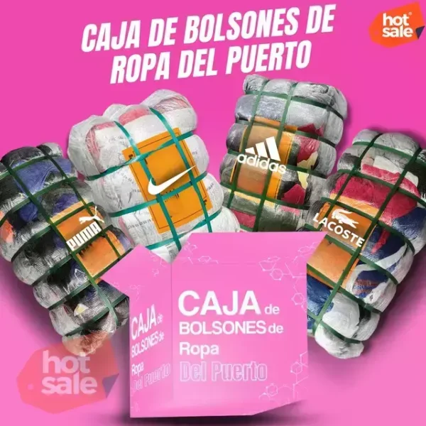 CAJA DE BOLSONES DE ROPA IMPORTADA - MAS DE 500 CAJAS VENDIDAS