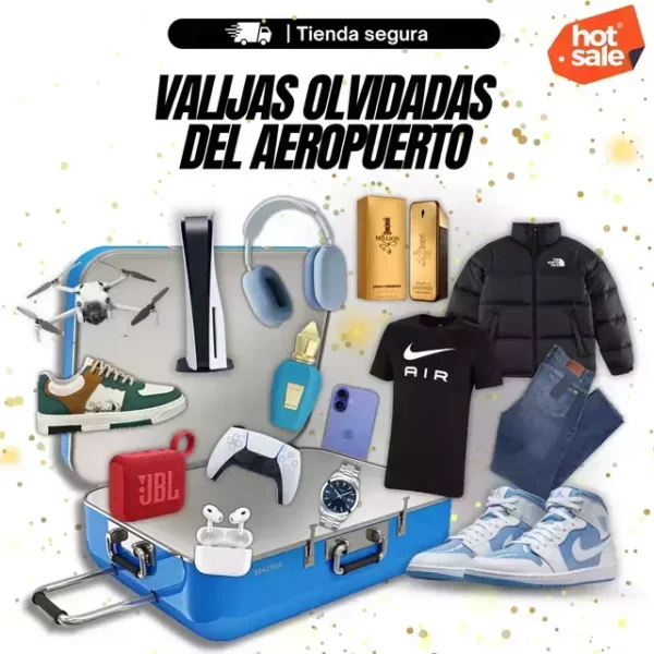 CAJAS DE VALIJAS OLVIDADAS DEL AEROPUERTO - ULTIMAS CAJAS EN STOCK